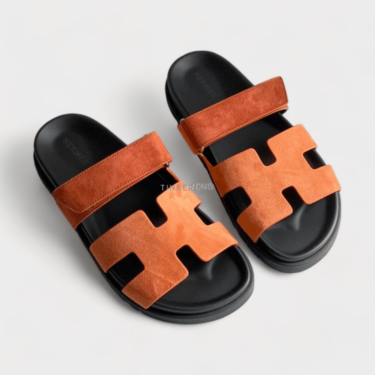 Hermes Chypre Santal/Rouge Ercalate Sandals