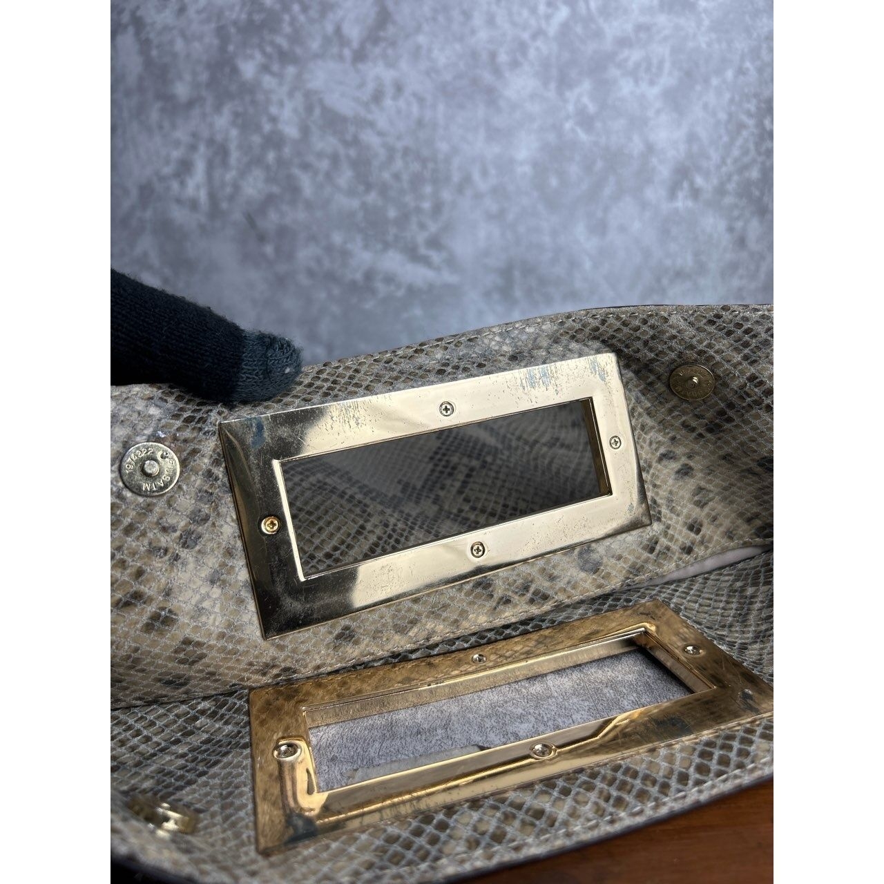 Michael Kors Light Greige Clutch