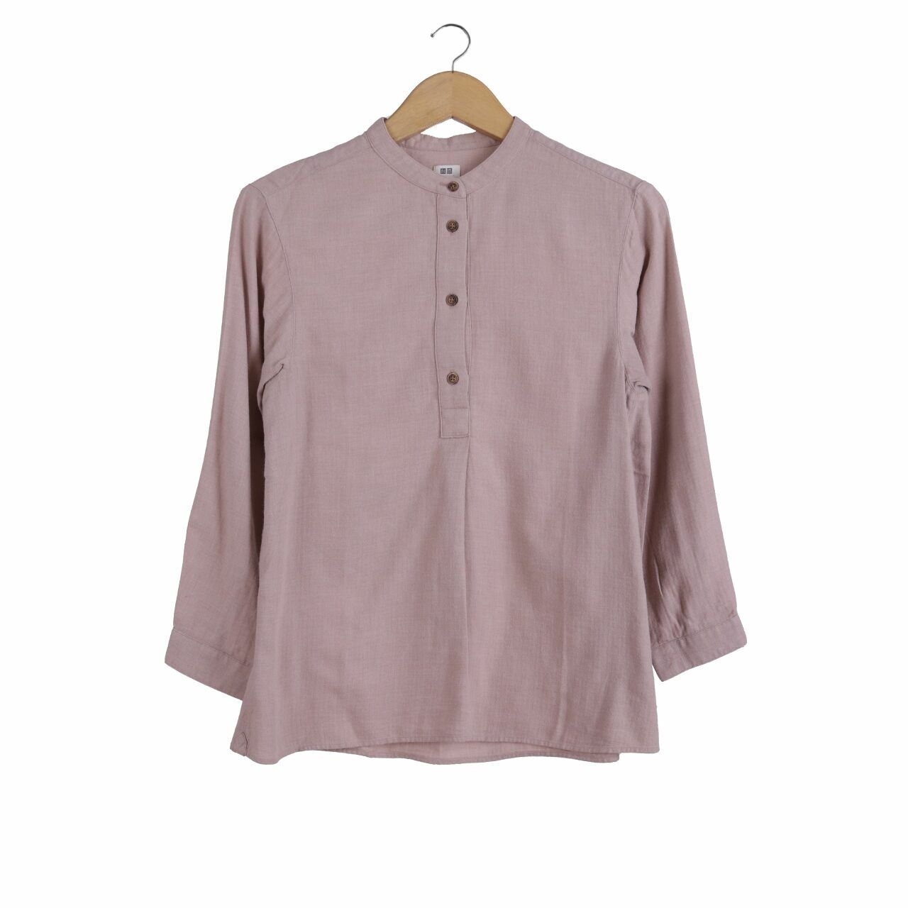 UNIQLO Nude Blouse