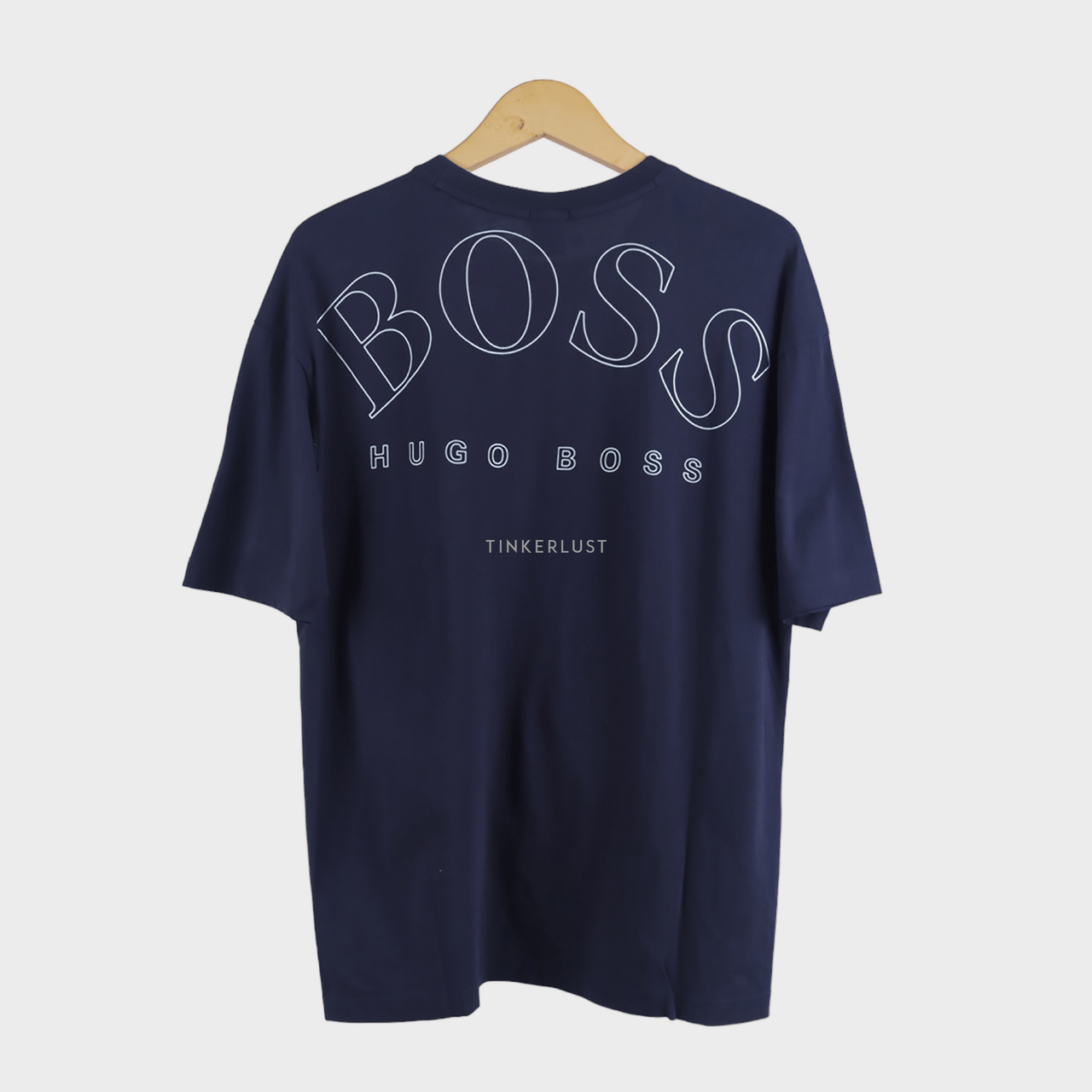 Boss by Hugo Talboa Boss Navy Cotton T-Shirt