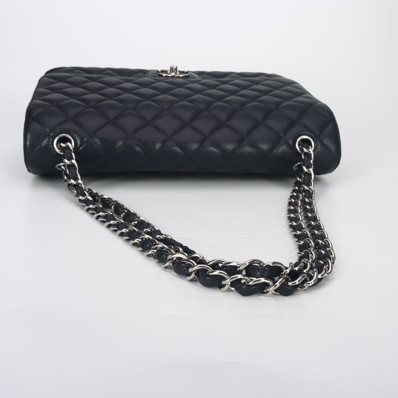 Chanel Double Flap Maxi Caviar Black SHW #14 Shoulder bag