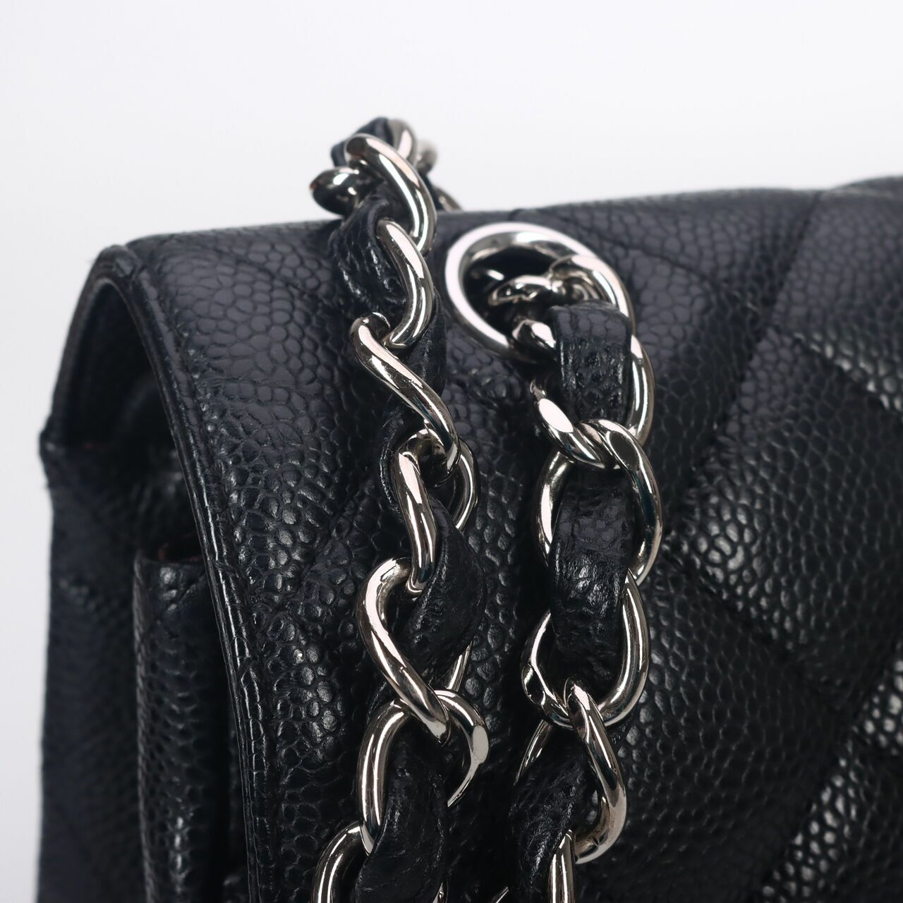 Chanel Double Flap Maxi Caviar Black SHW #14 Shoulder bag