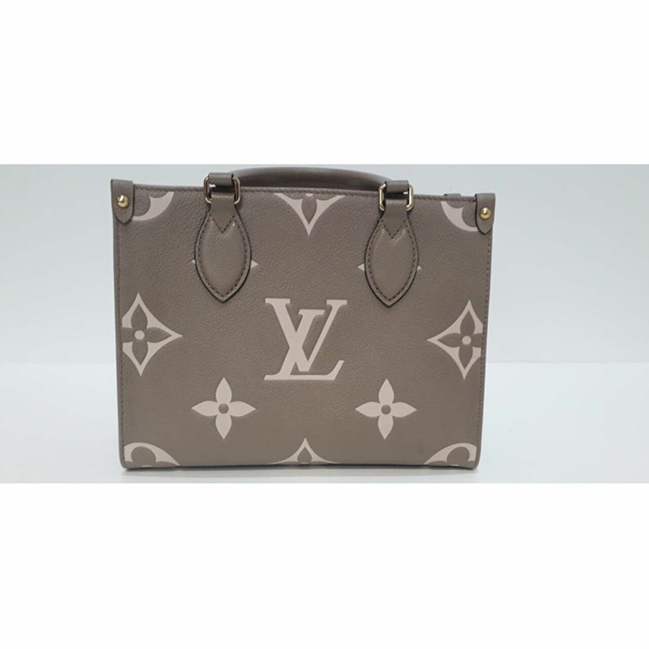 Louis Vuitton OnTheGo OTG PM Empreinte Tourterelle Creme Satchel