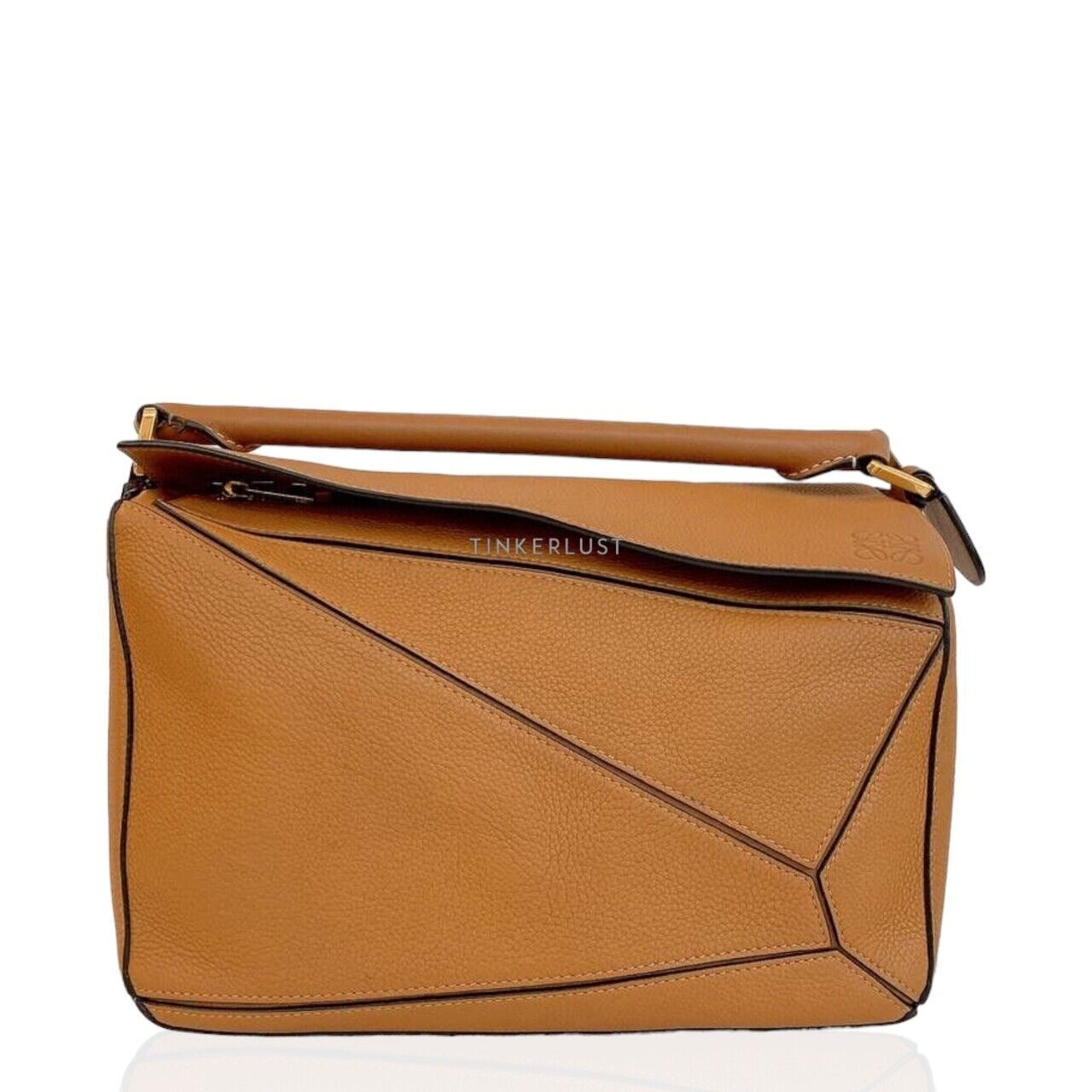 Loewe Puzzle Medium Caramel GHW 2018 Satchel Bag