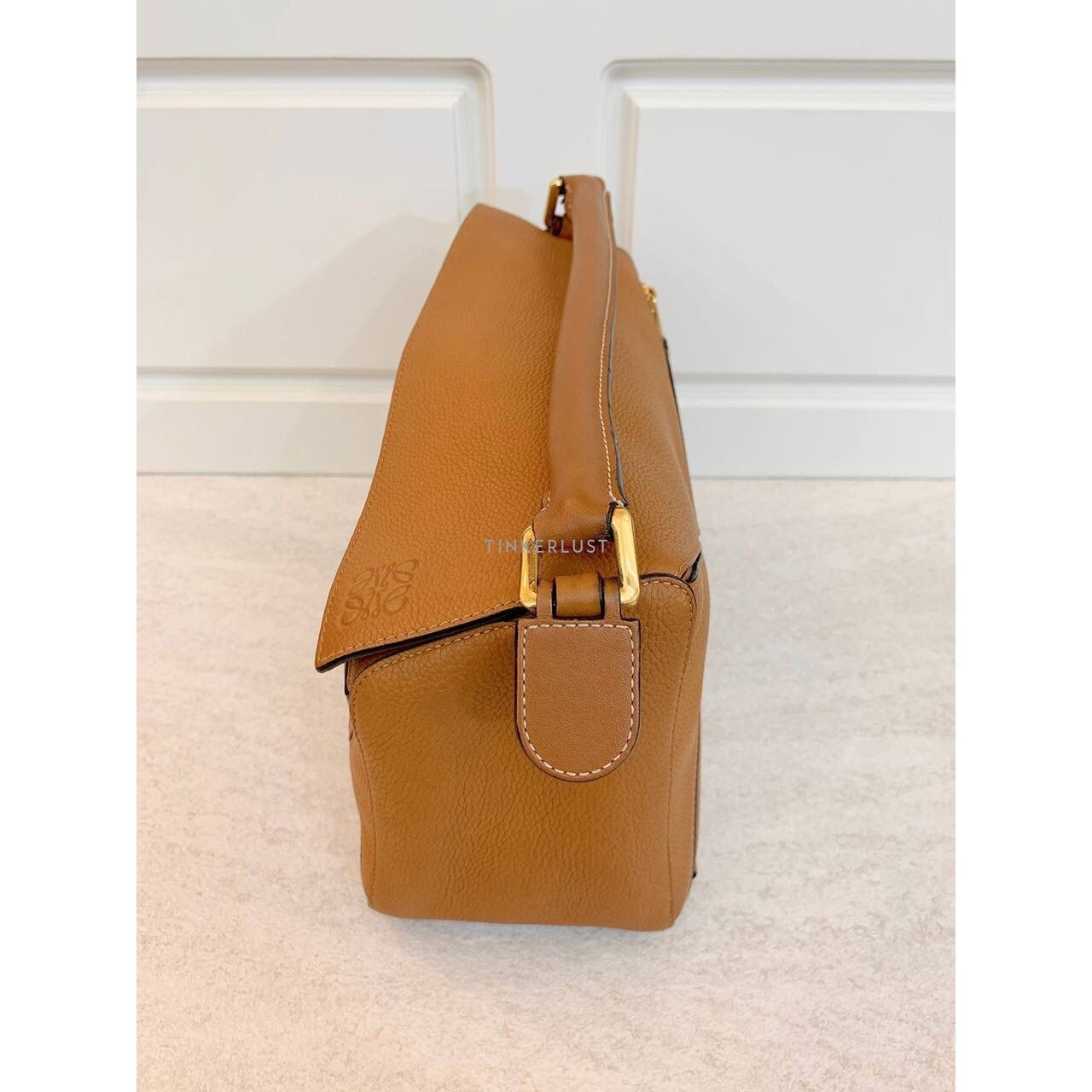 Loewe Puzzle Medium Caramel GHW 2018 Satchel Bag