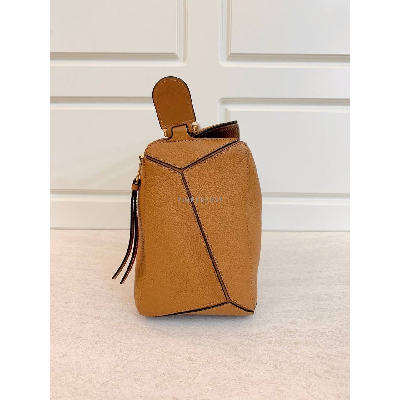 Loewe Puzzle Medium Caramel GHW 2018 Satchel Bag