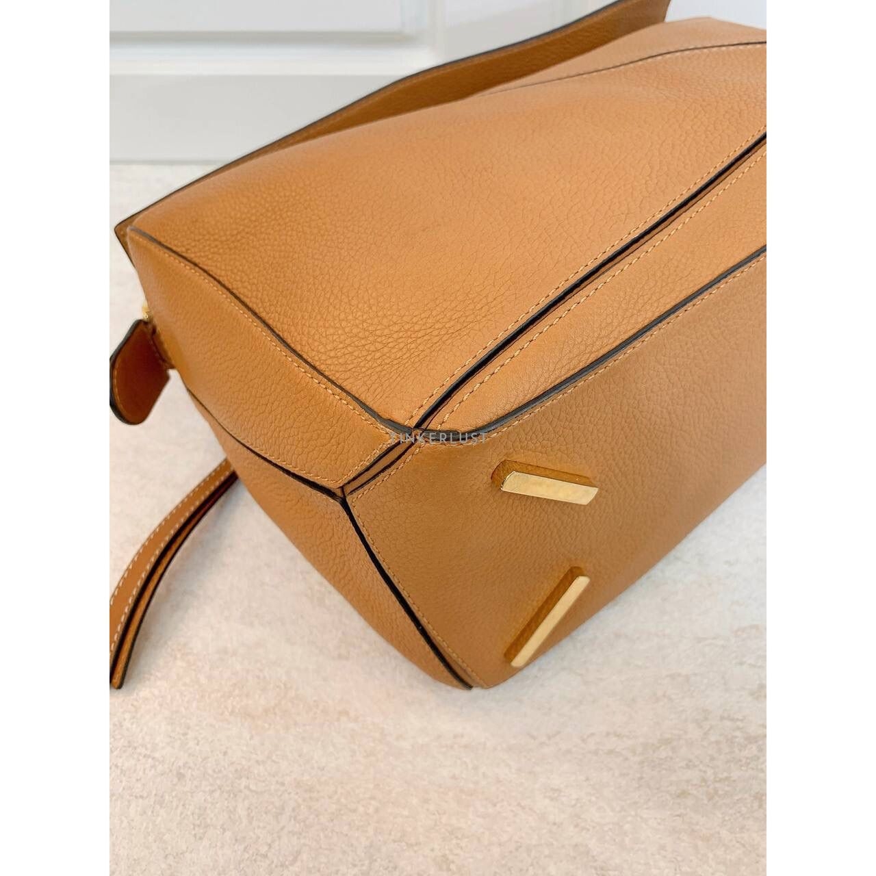 Loewe Puzzle Medium Caramel GHW 2018 Satchel Bag