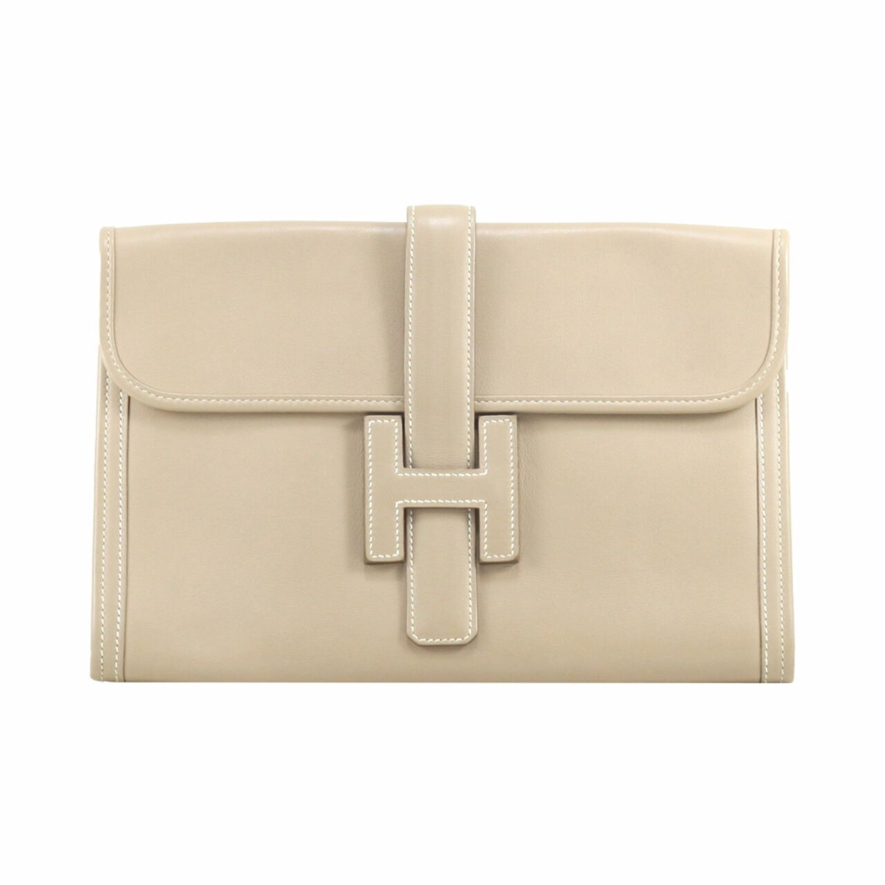 Hermès Beige Clutch