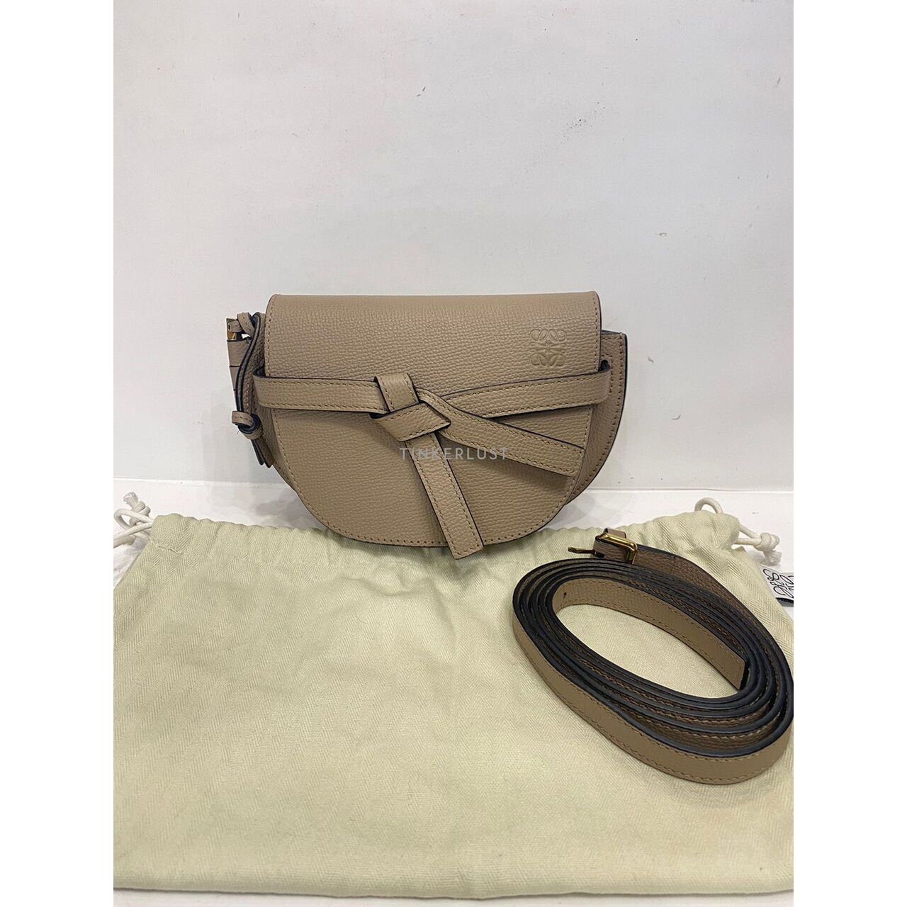 Loewe Gate Mini Sand Grained 2021 Sling Bag