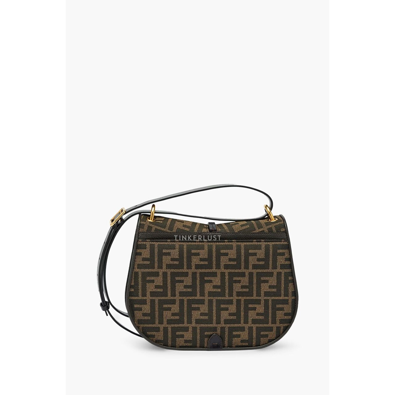 Fendi Medium Brown/Dark FF Jacquard Sling Bag