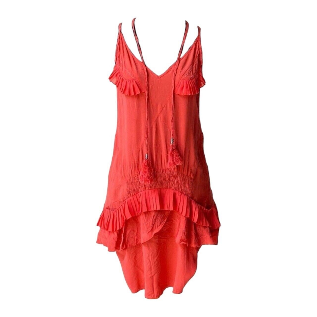 See By Chloe Red Mini Dress