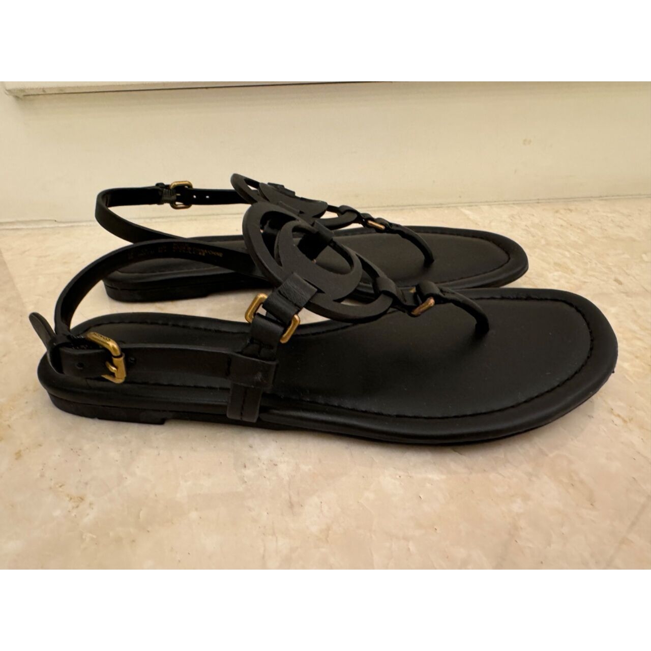 Coach Black Sandals