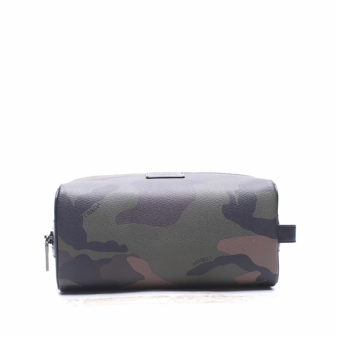 Coach Wild Camo Print Green Multi Pouch