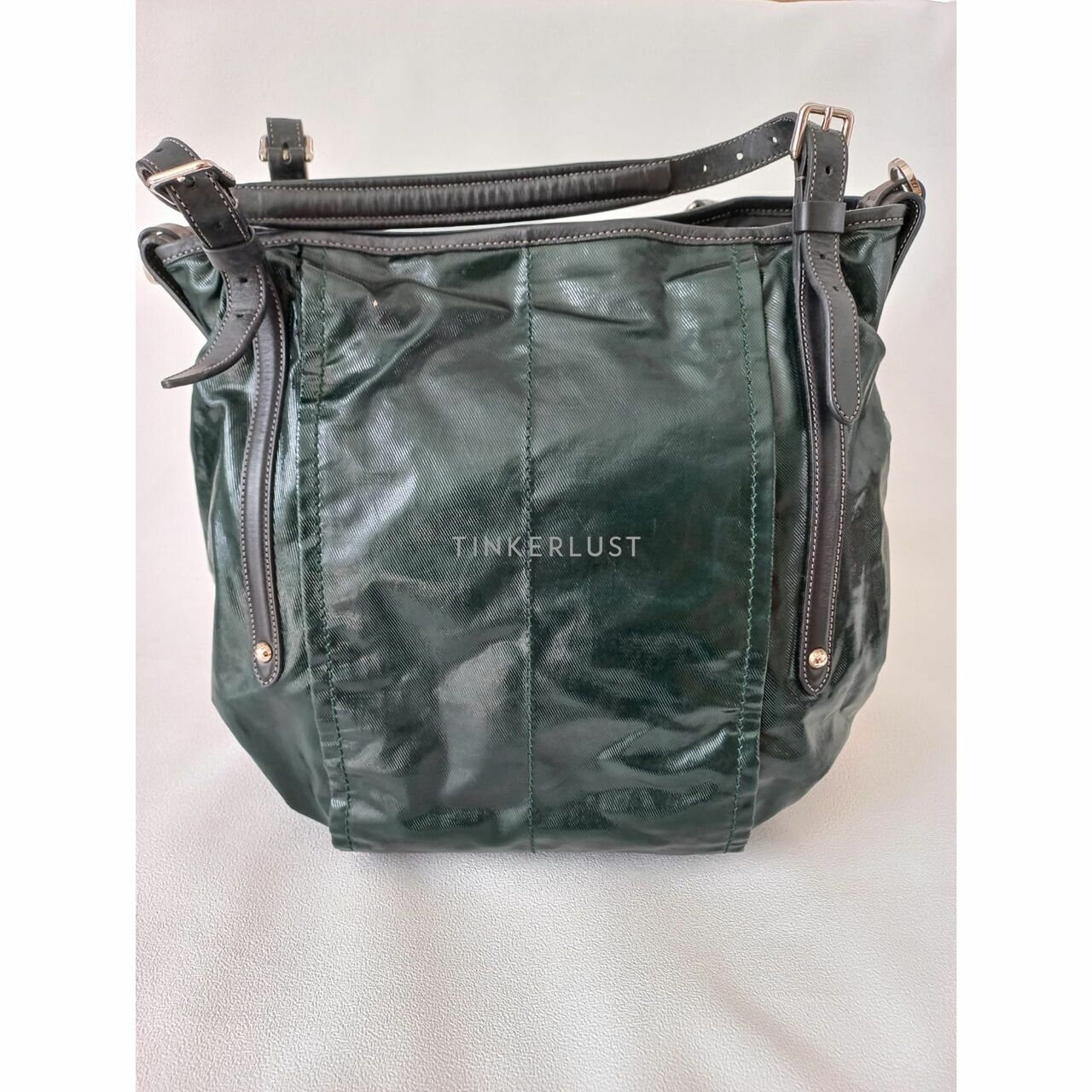 Tod's G-line Selleria 2013 Dark Green Tote Bag