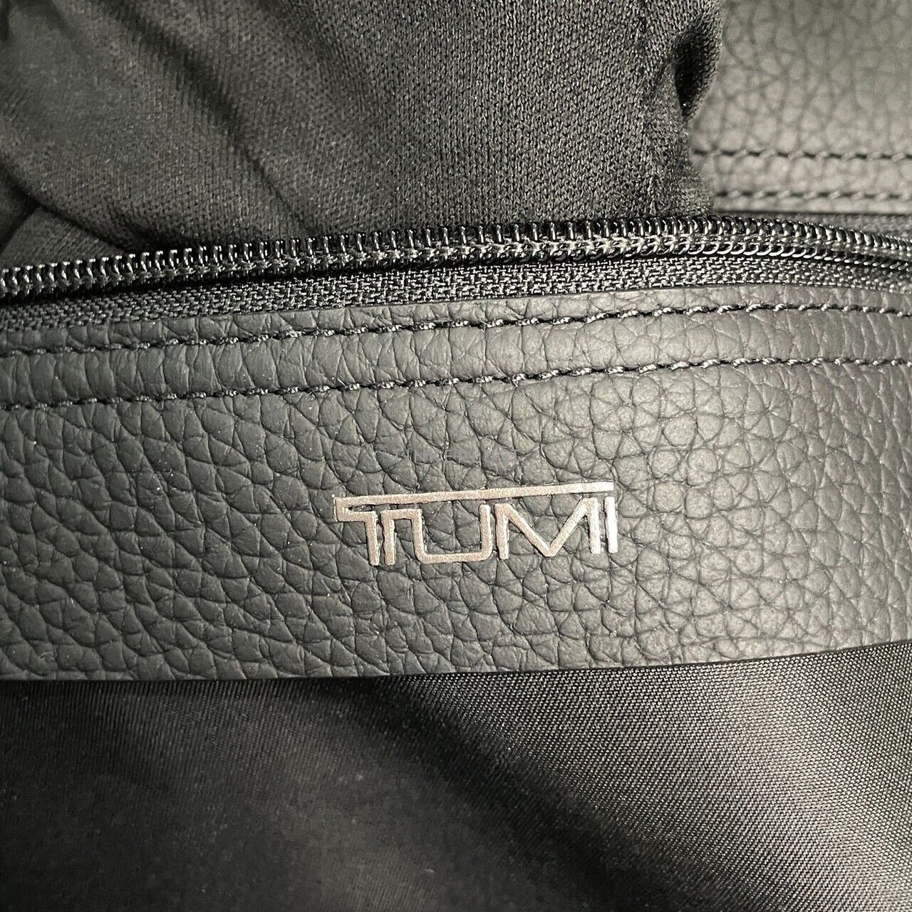 Tumi Valorie Black Leather Tote Bag