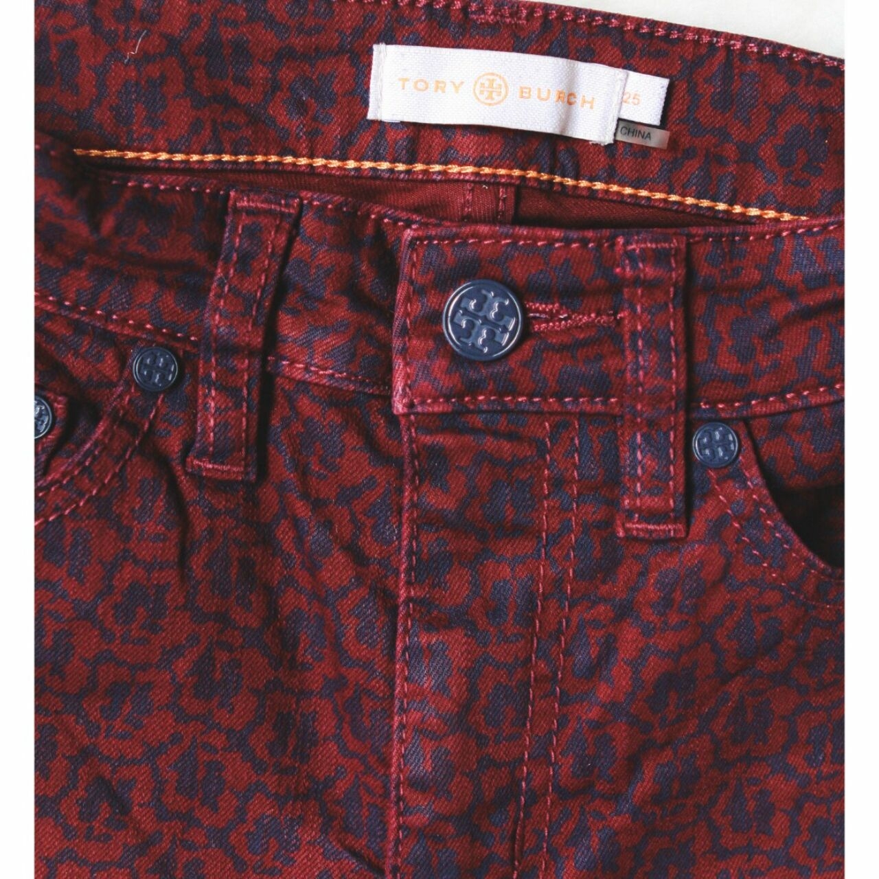 Tory Burch Authentic Printed Jeans