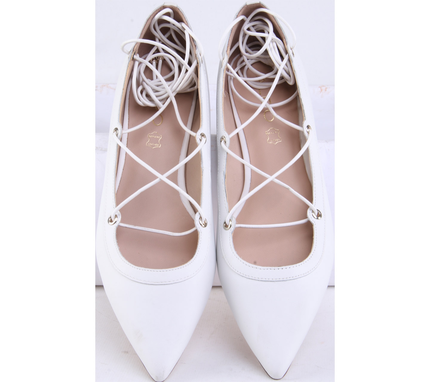 Aldo Light Grey Flats	