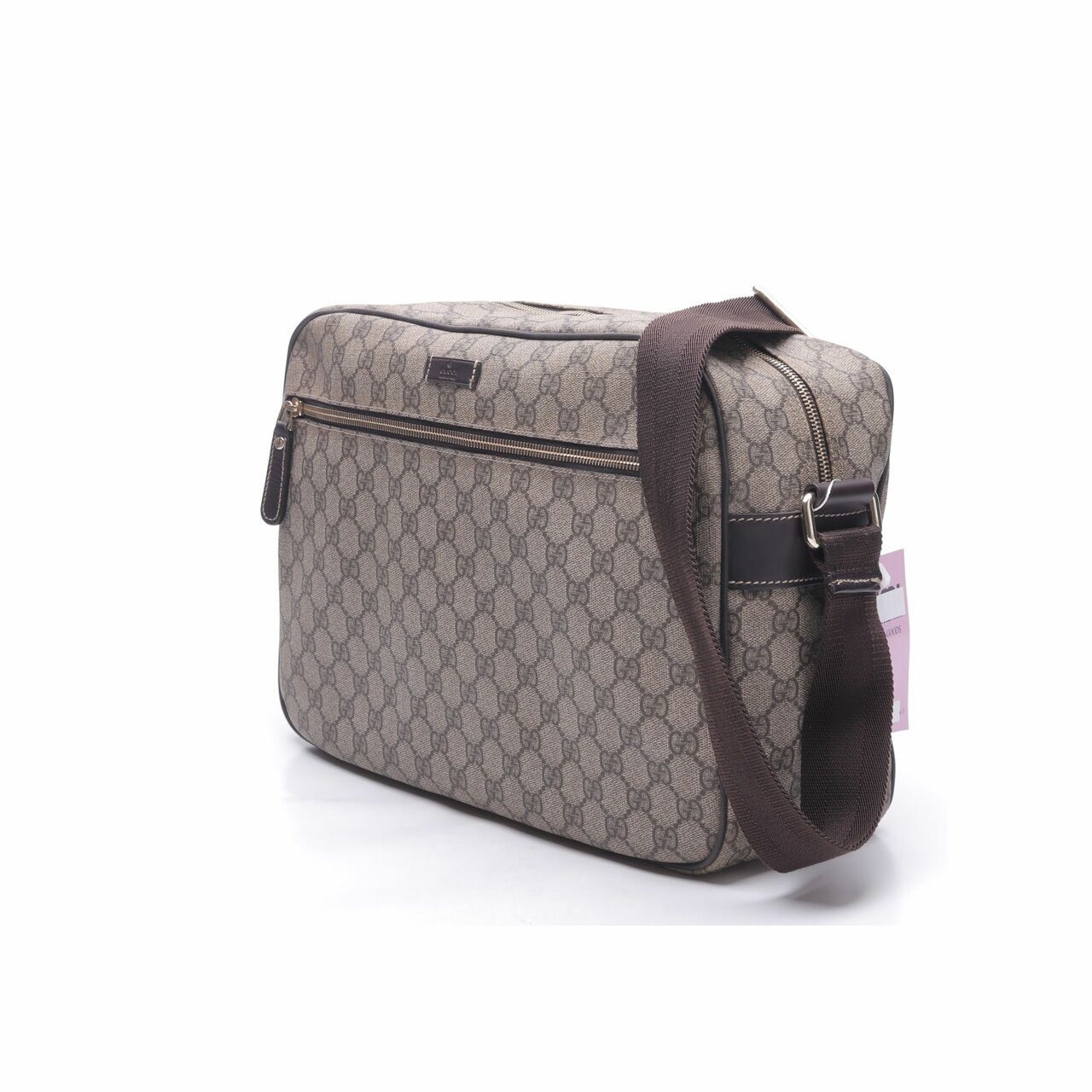 Gucci GG Coated Canvas Beige/Ebony Messenger Bag