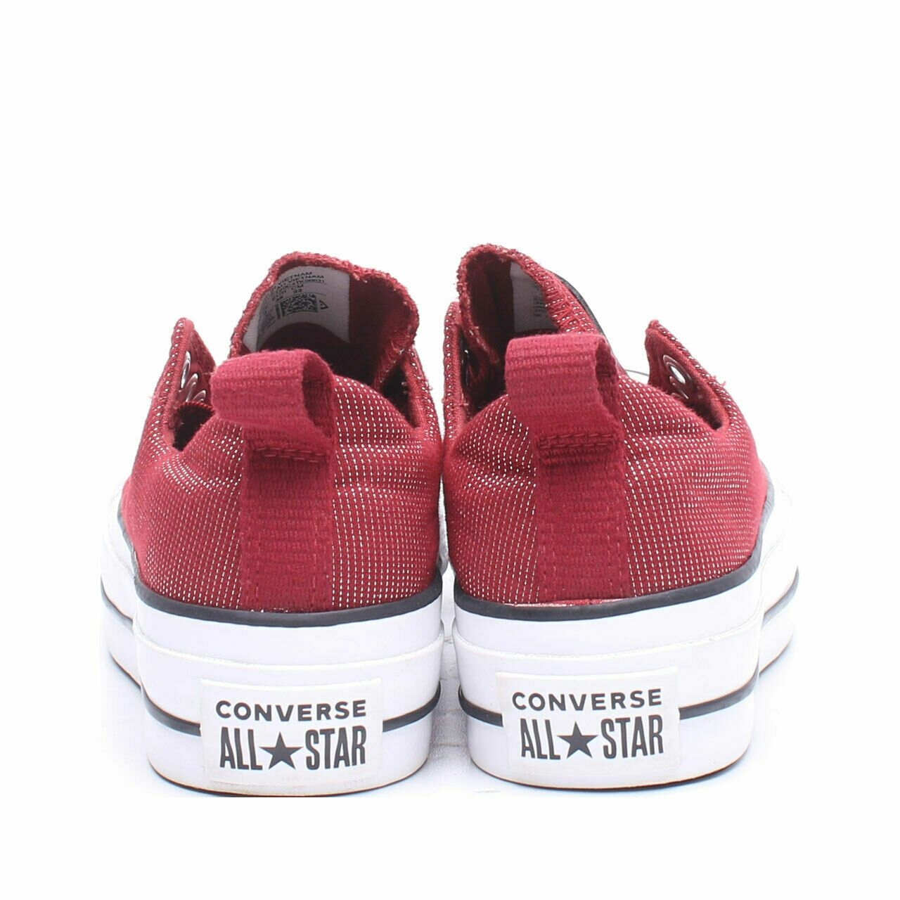 Converse Maroon Chuck Taylor All Star Final Frontier Platform Sneakers