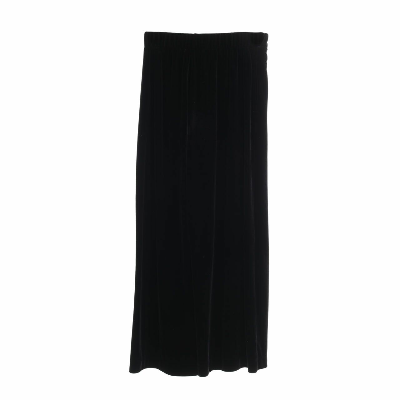 UNIQLO Black Velvet Long Pants