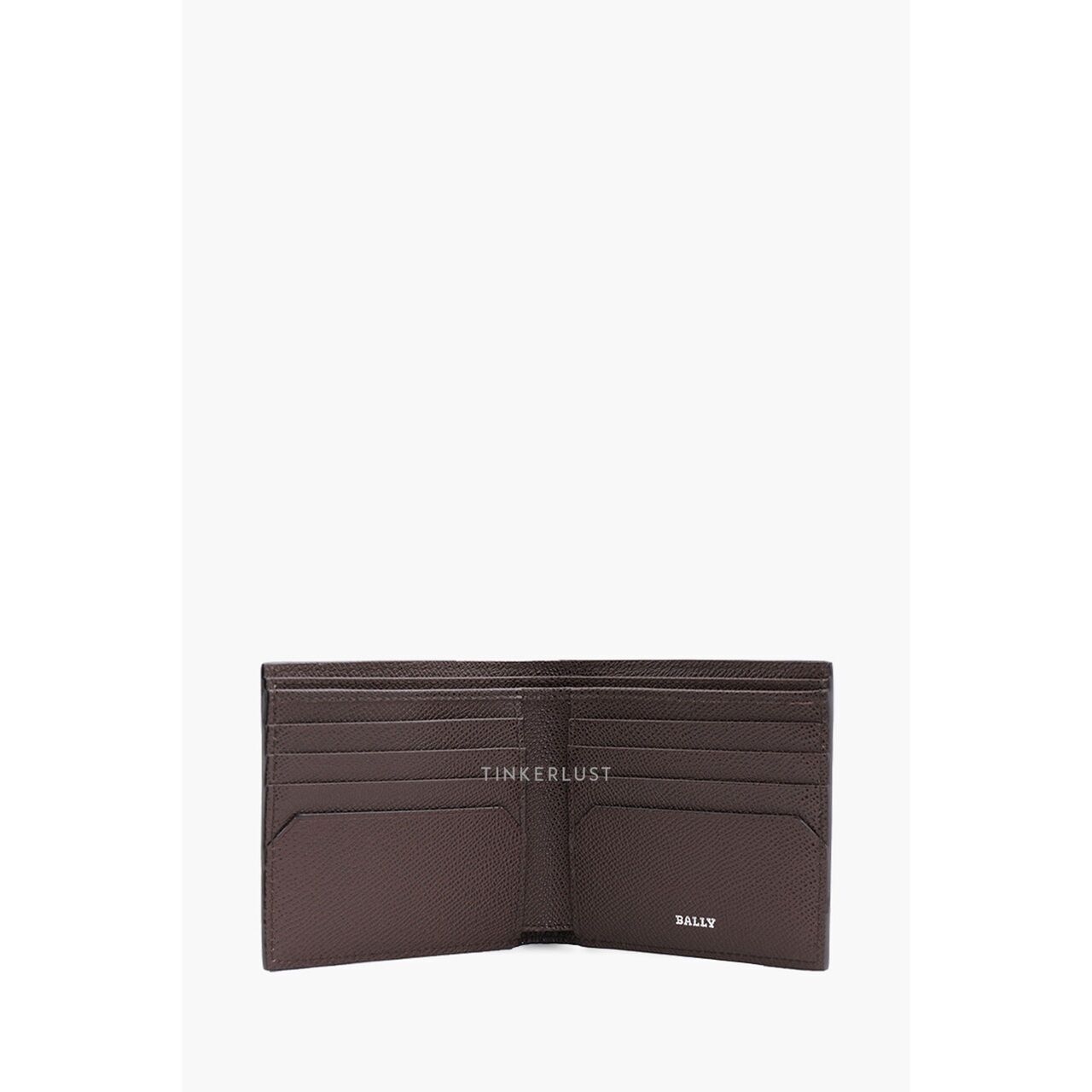 Bally Men Trasai Bi-fold Wallet in Coffe with 8 Card Slots