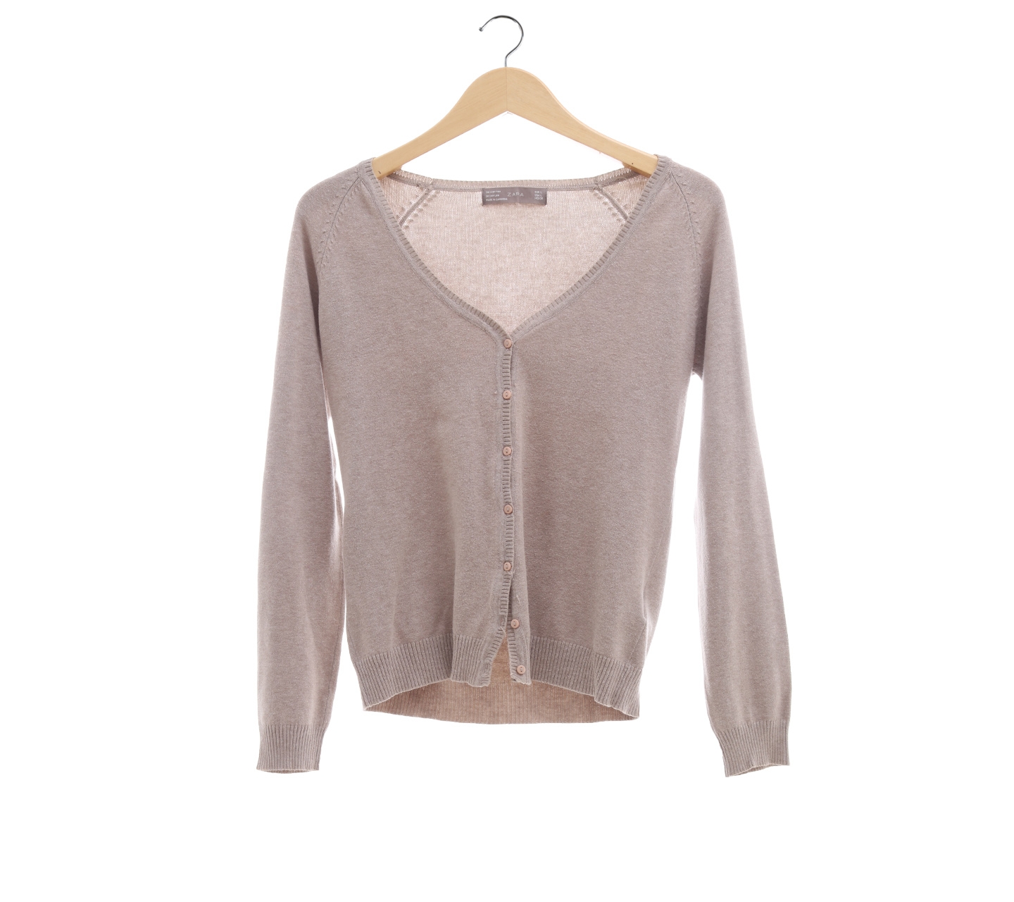 Zara Light Brown Cardigan