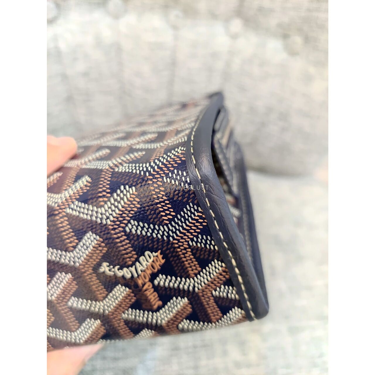 Goyard Jouvence Navy PM Clutch