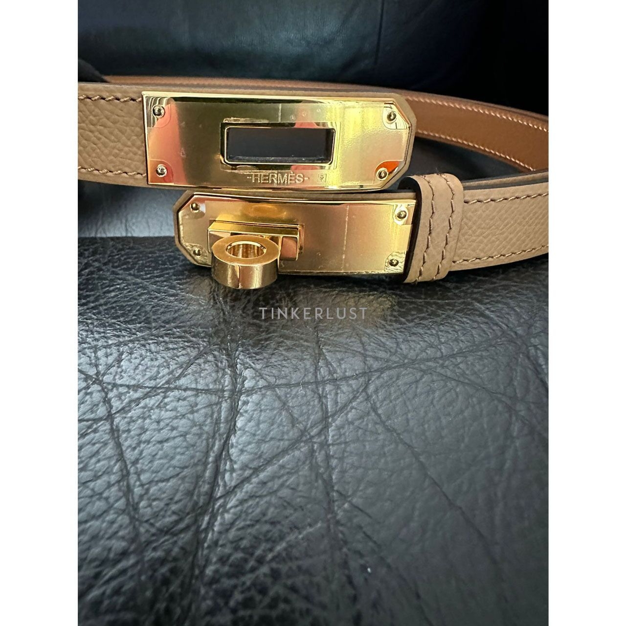 Hermes Kelly Pocket 18 GHW Belt