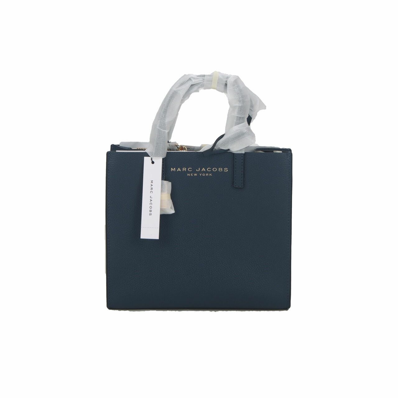 Marc Jacobs M0015685 Mini Grind Tote Bag Blue Sea Satchel