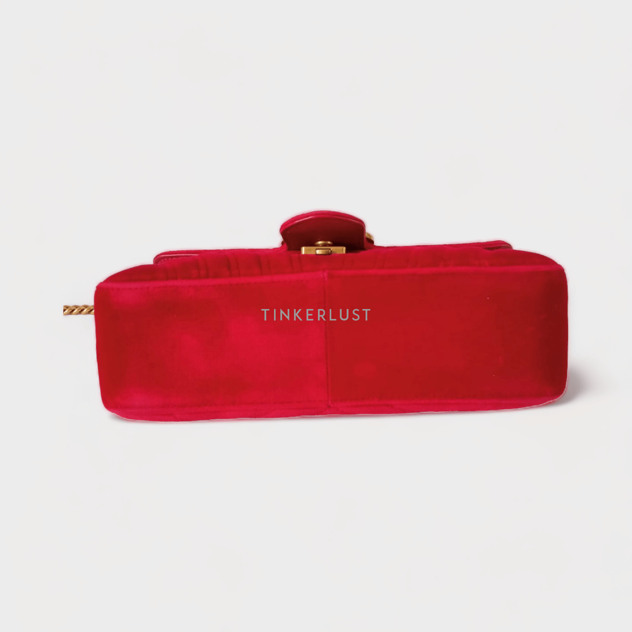 Gucci Marmont Velvet Red GHW 2018