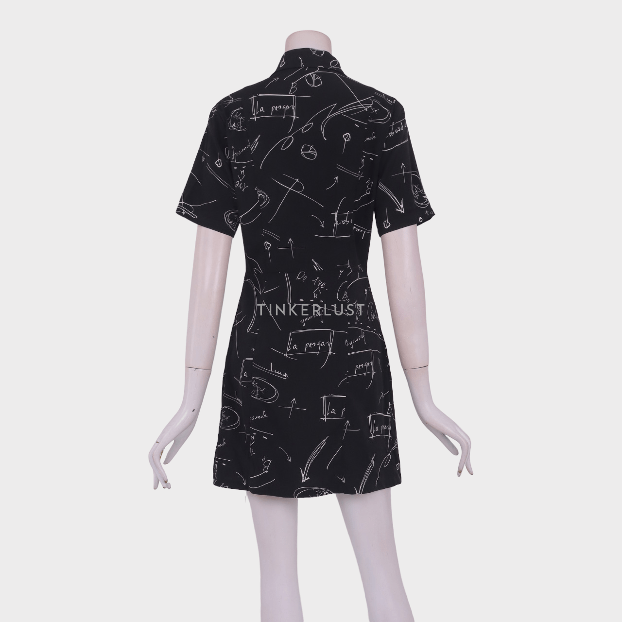 Pomelo. Black Mini Dress