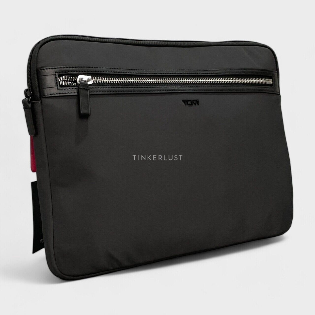 Tumi Kalvin Grey Nylon Laptop Case Sling Bag