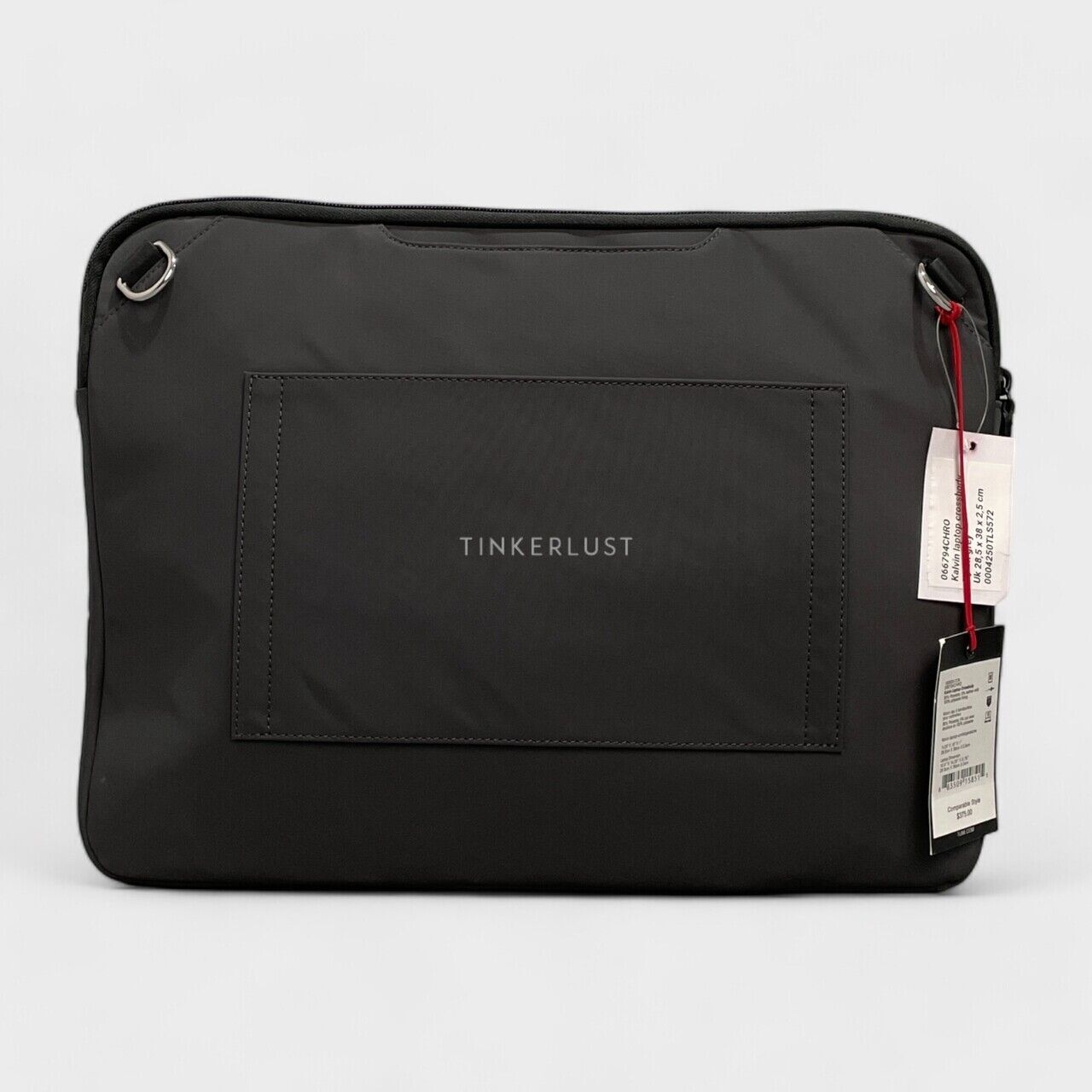 Tumi Kalvin Grey Nylon Laptop Case Sling Bag