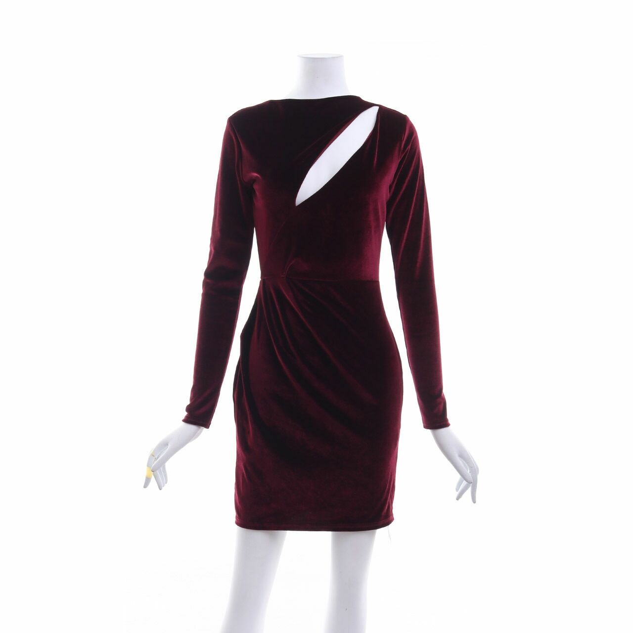 Missguided Maroon Mini Dress