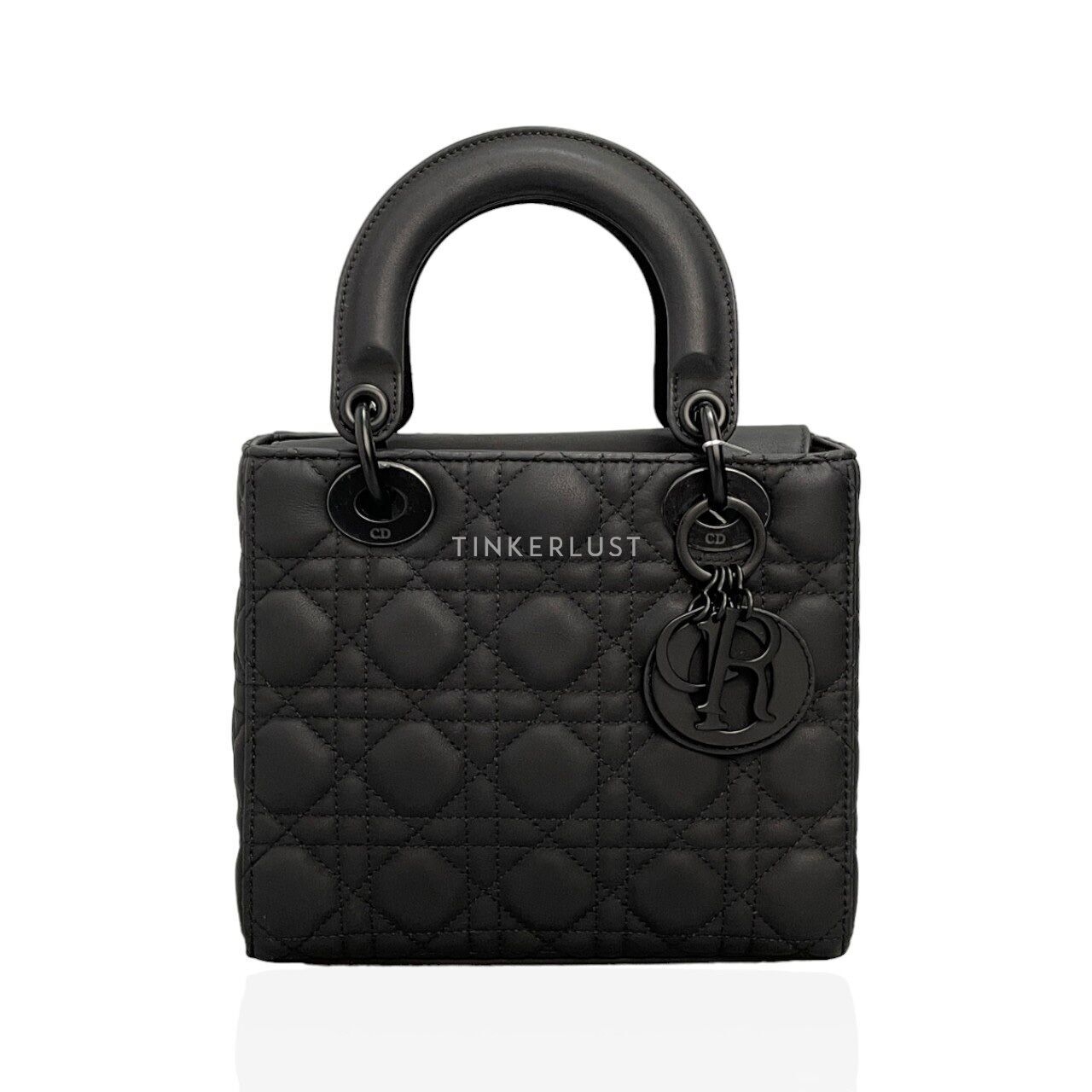 Christian Dior Lady Dior My ABCDior Small Black Calfskin Handbag