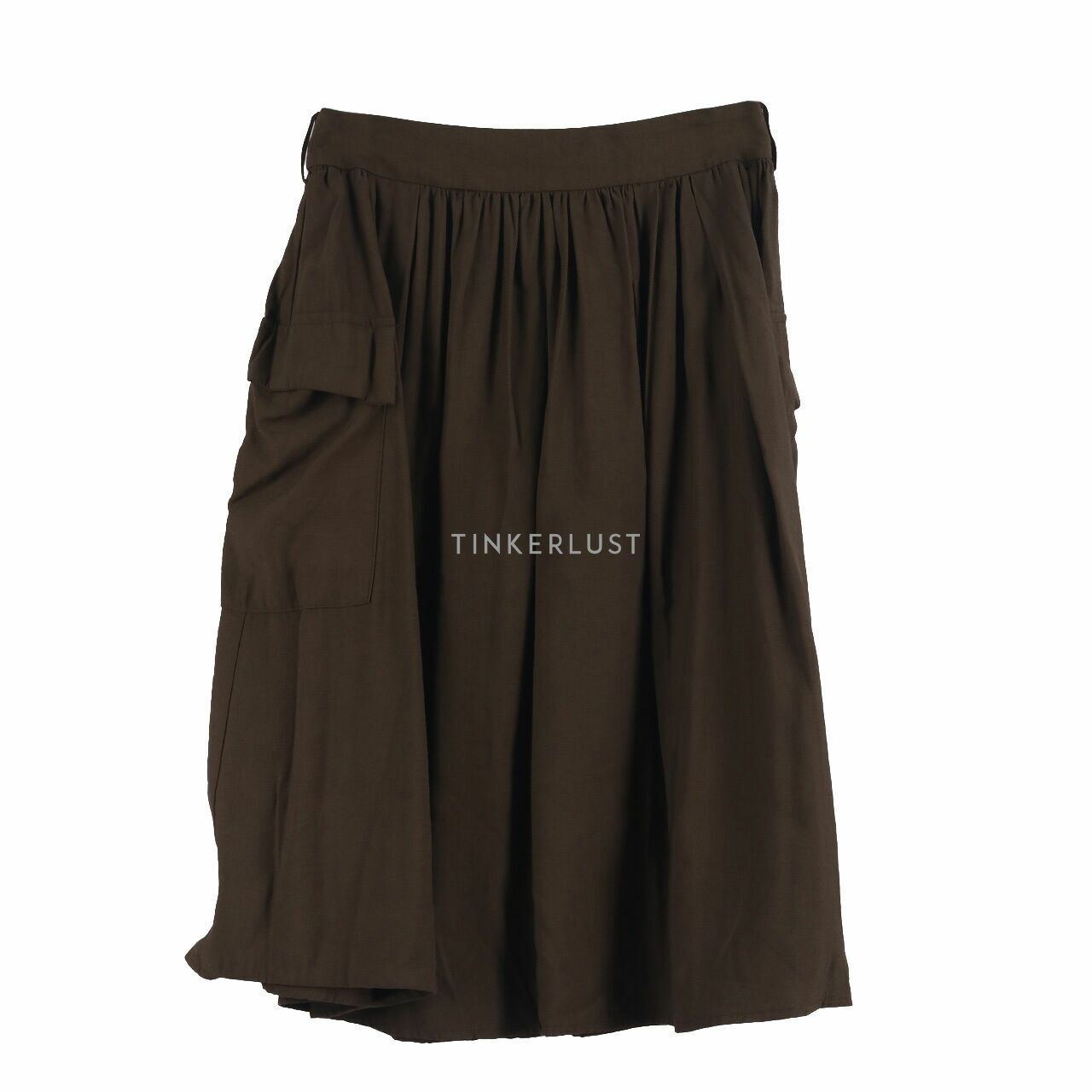 Pomelo. Army Midi Skirt