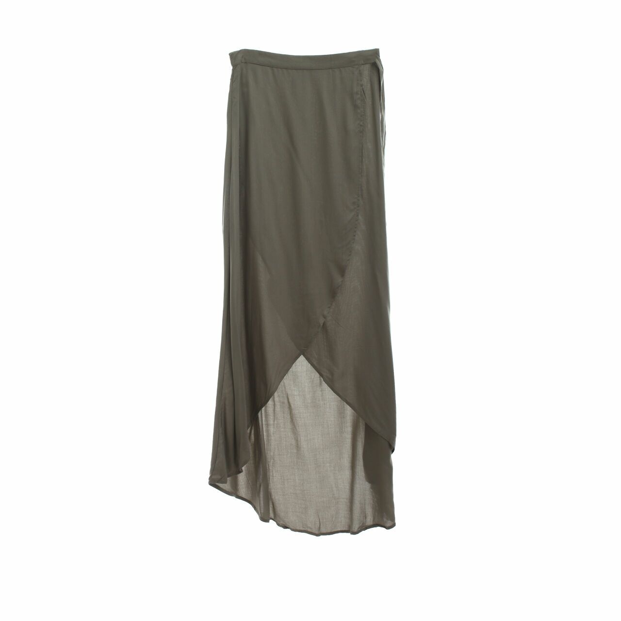 H&M Army Wrap Maxi Skirt