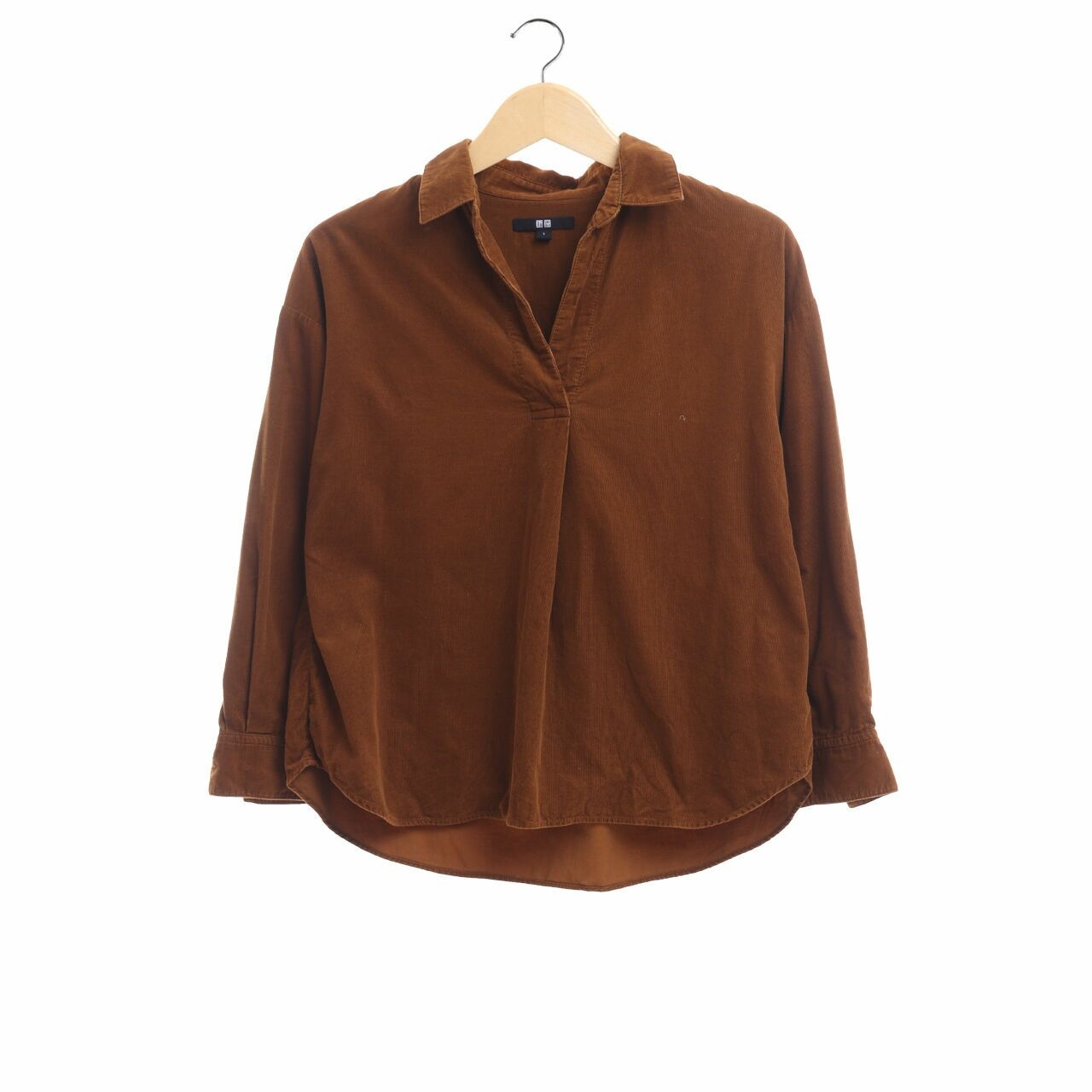 UNIQLO Bronze Curcuroy Blouse