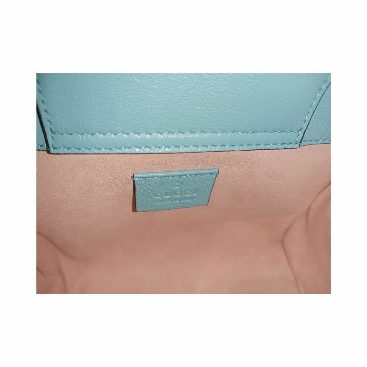 Gucci Diana Mini Tote Bag in Light Blue with Bamboo Handle Satchel