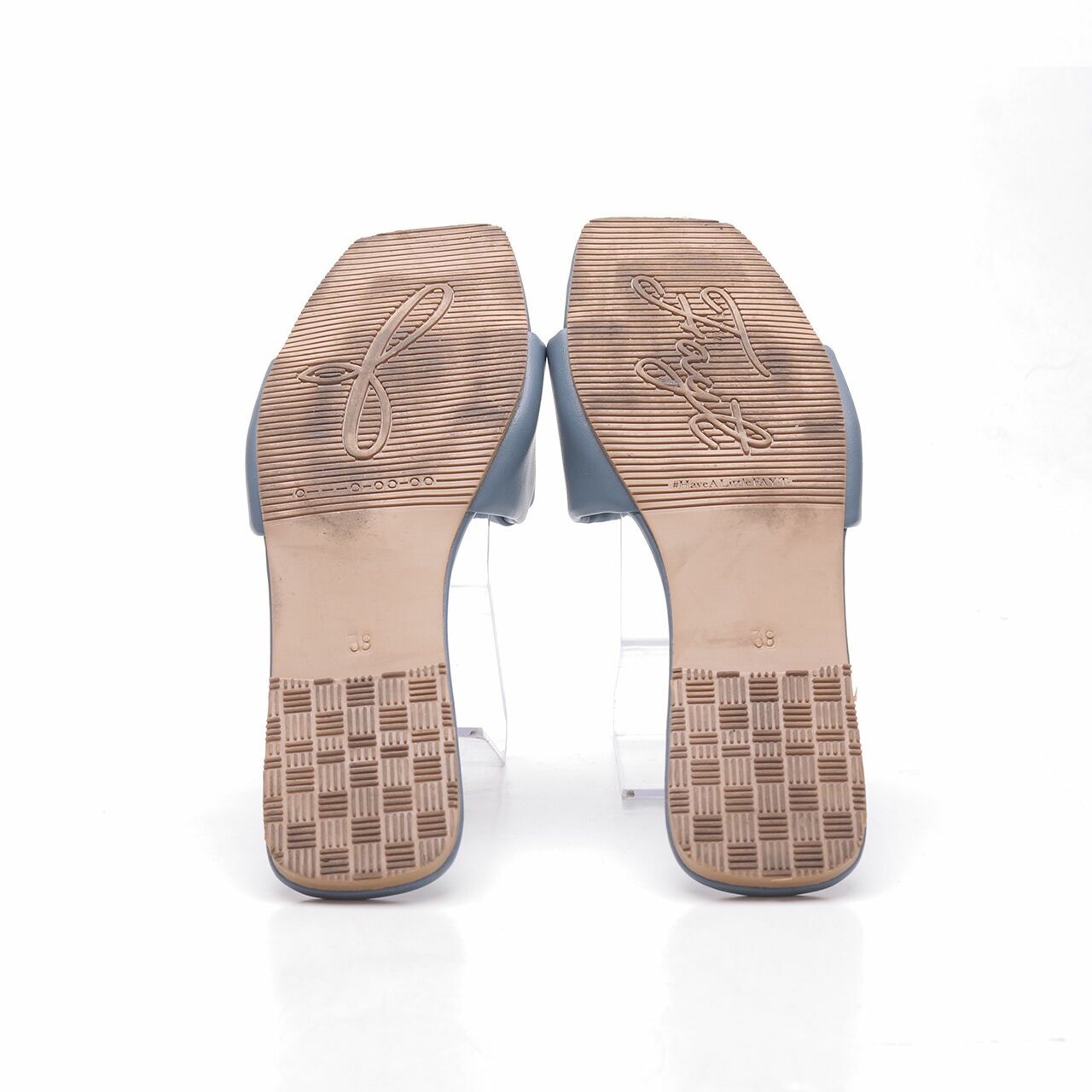 Fayt x Claudia Setyohadi Blue Sandals