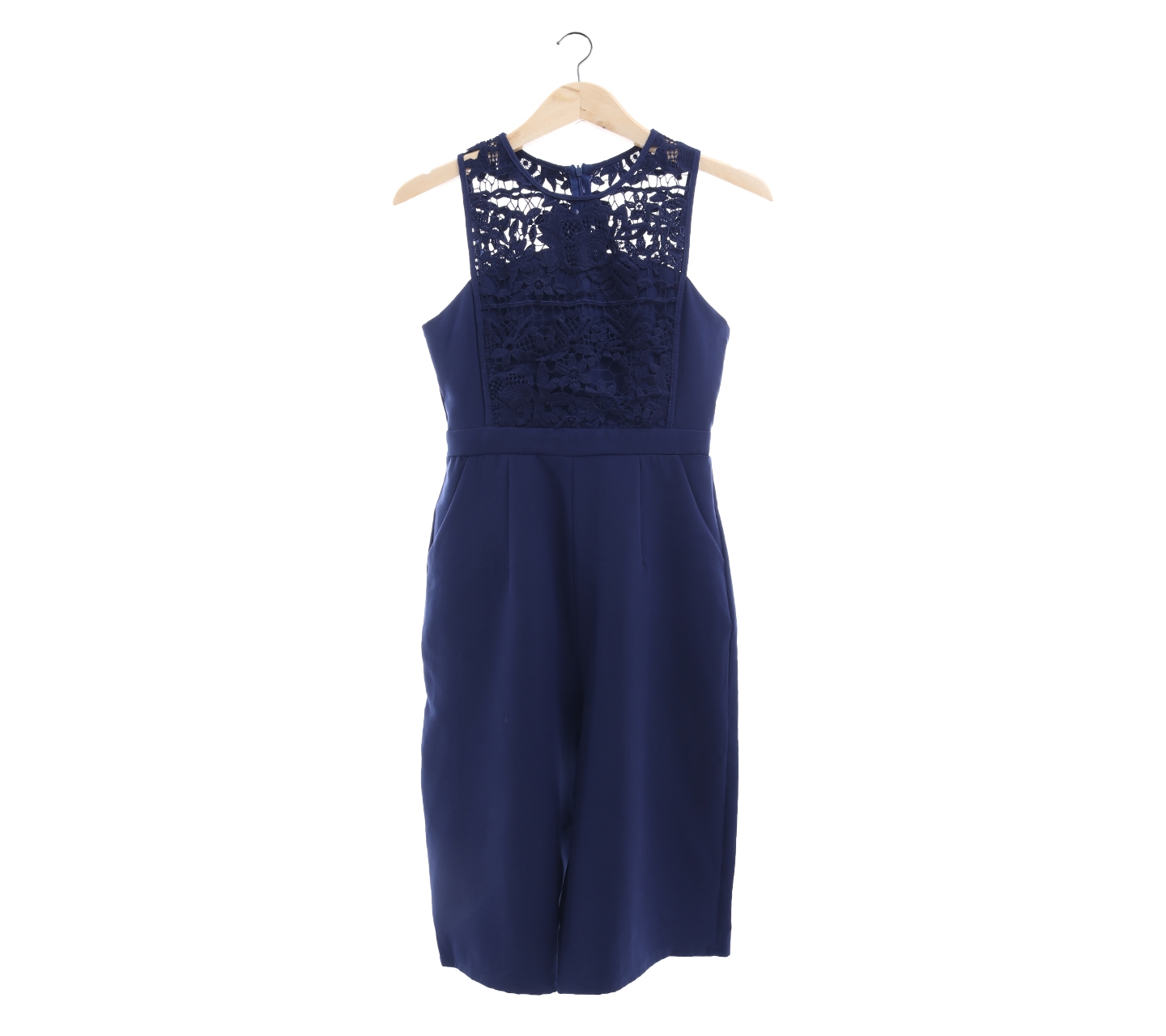 Chocochips Dark Blue Lace Jumpsuit