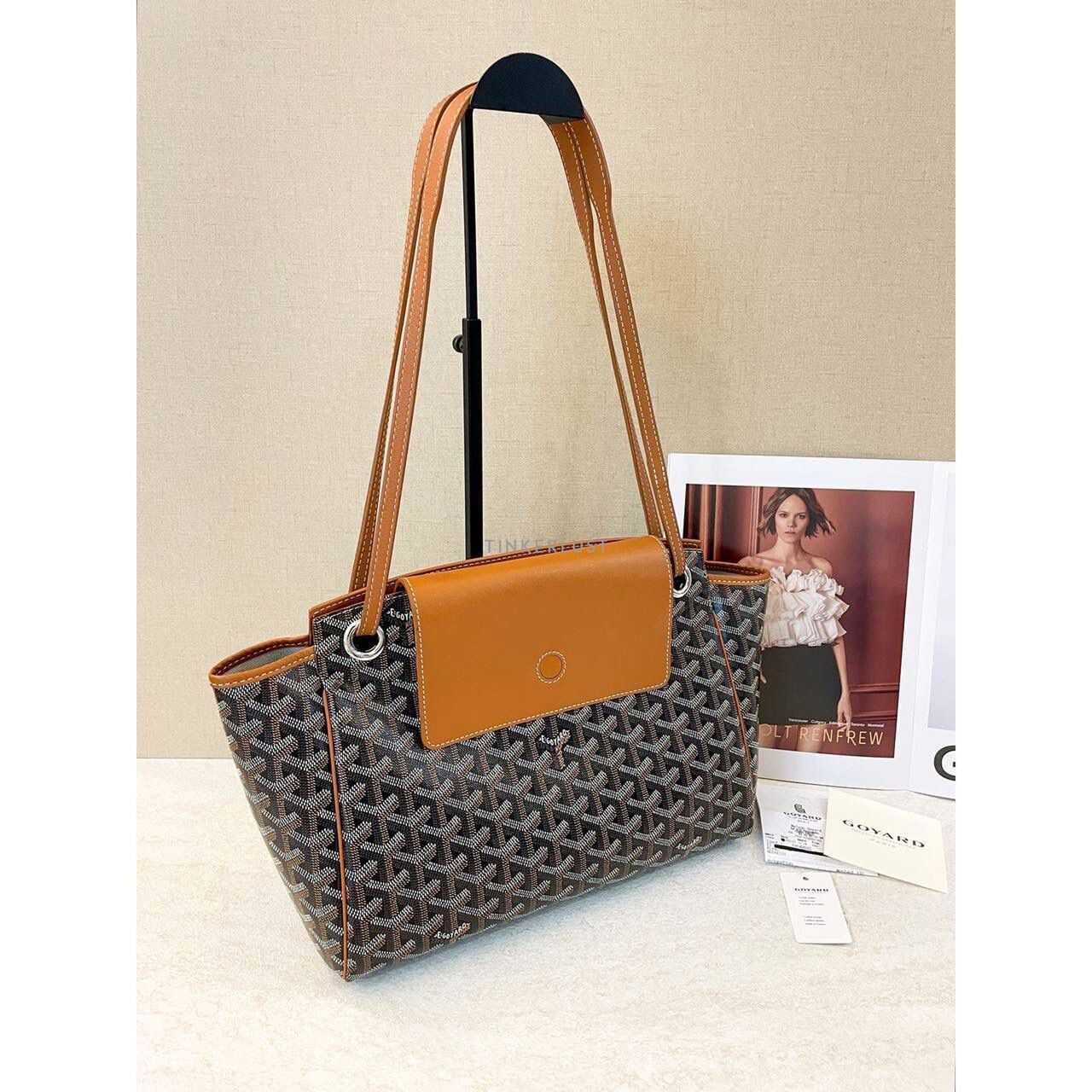 Goyard Rouette PM Black Tan 2023 Totebag