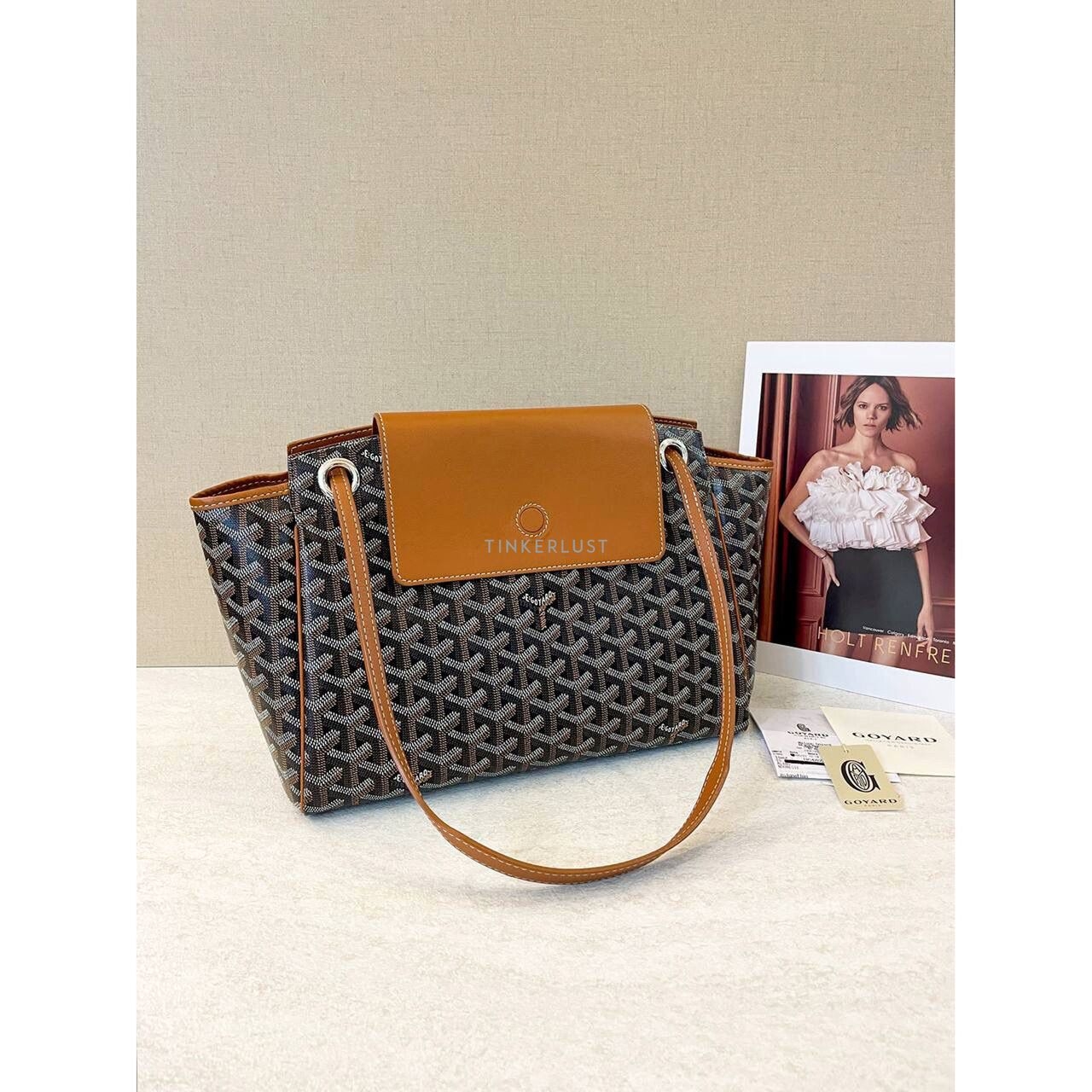 Goyard Rouette PM Black Tan 2023 Totebag