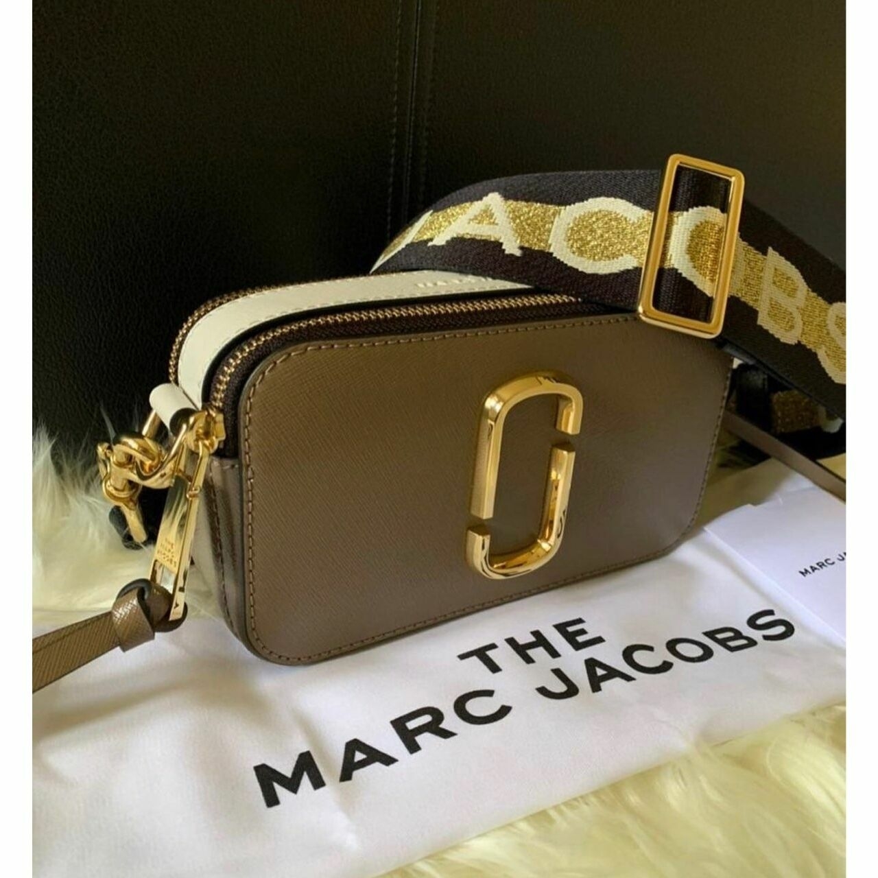 Marc Jacobs Snapshot French Grey Camera Bag