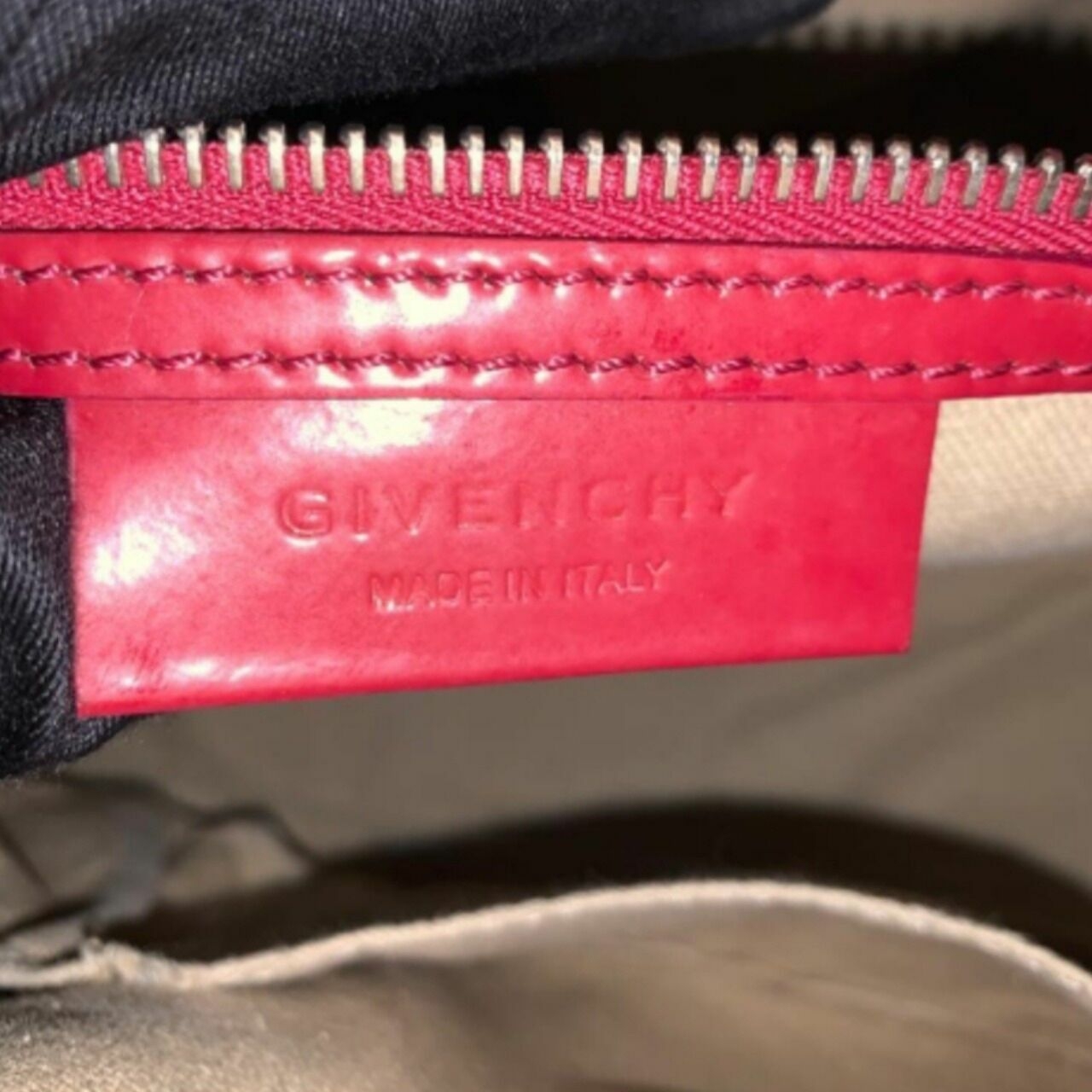 Givenchy Red Antigona Small Patent