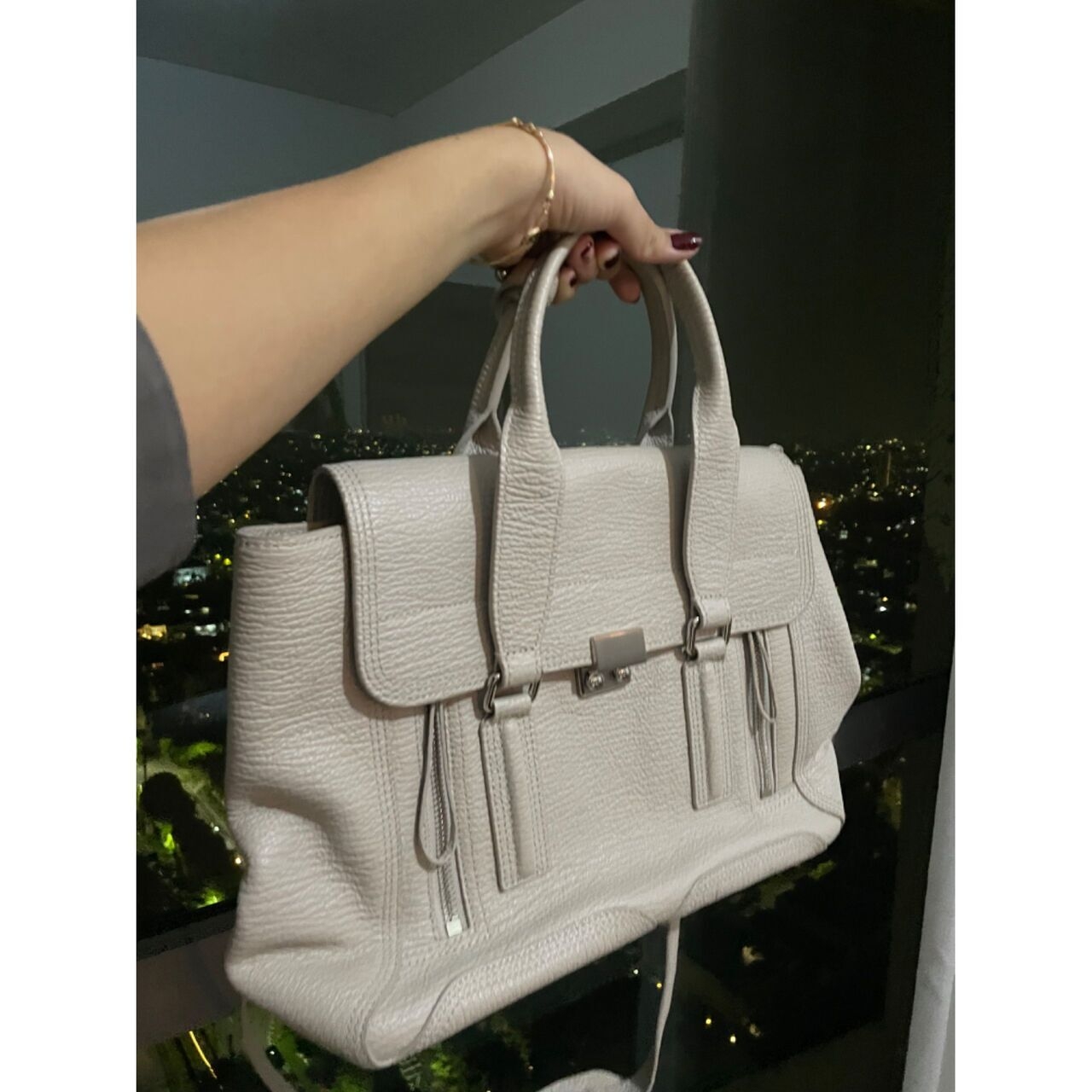 3.1 Phillip Lim Pashli Medium Off White Handbag