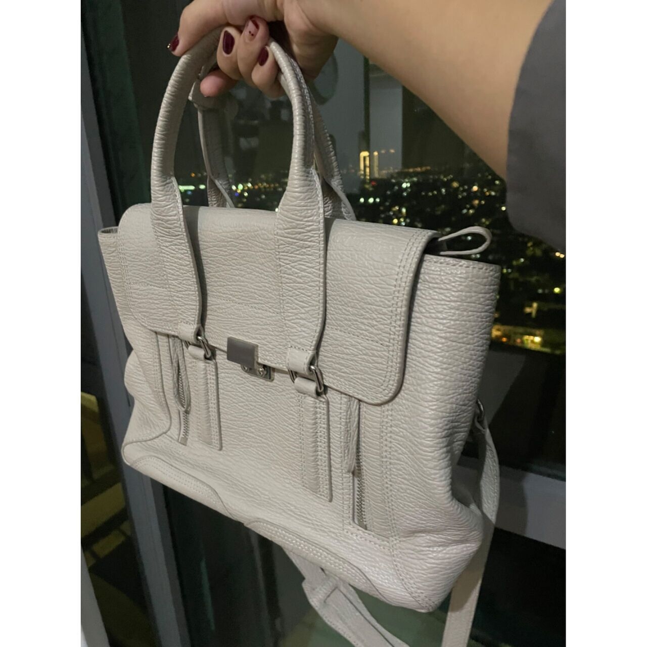 3.1 Phillip Lim Pashli Medium Off White Handbag