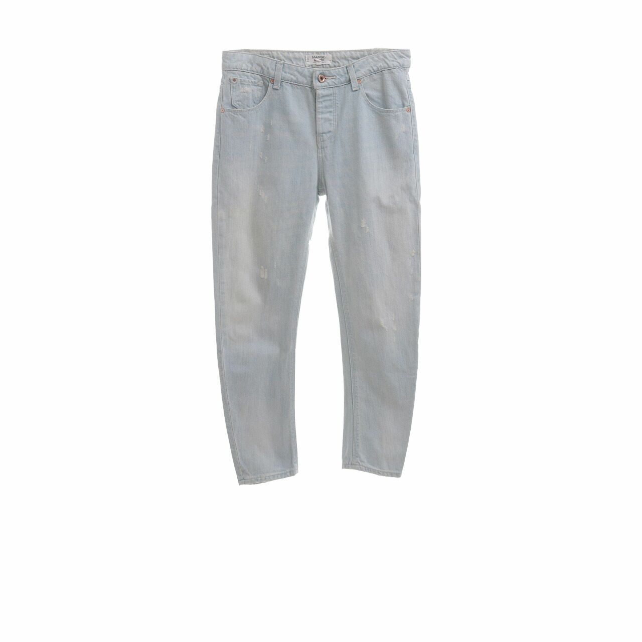 Mango Blue Washed Long Pants