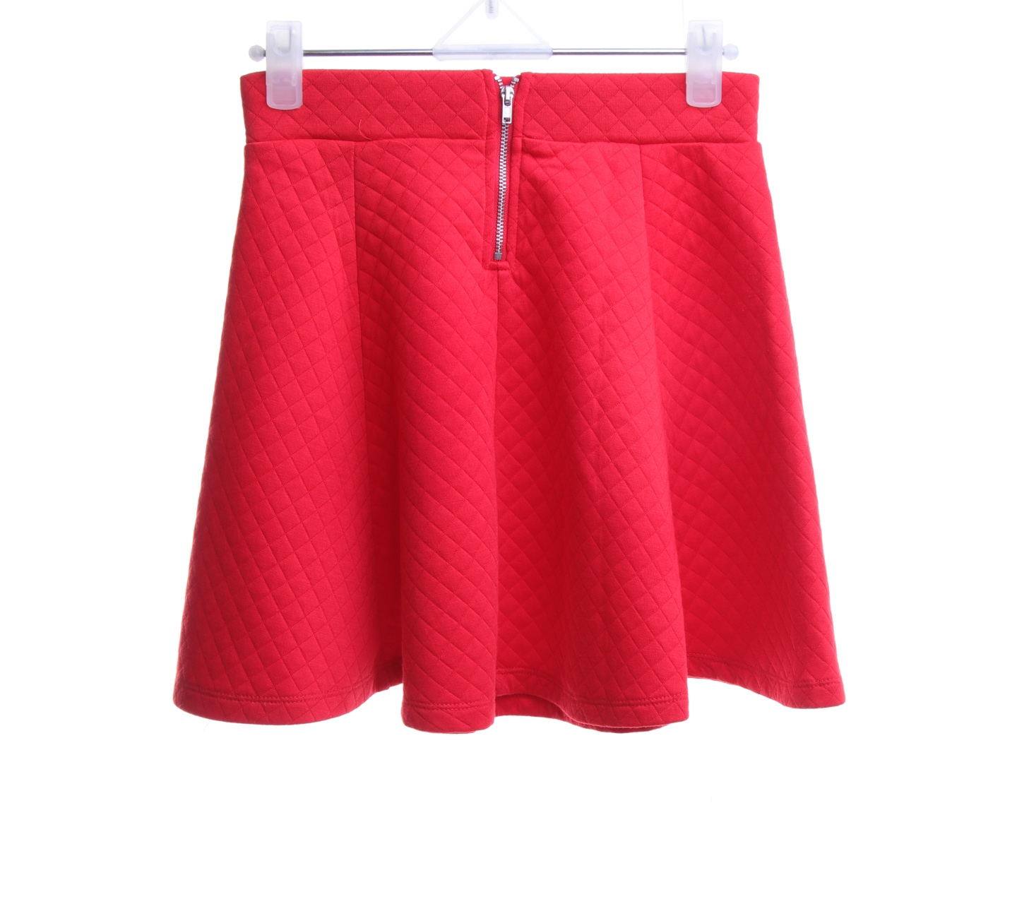 Divided Red Mini Skirt