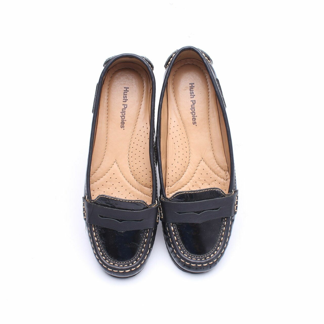 Hush Puppies Black Flats